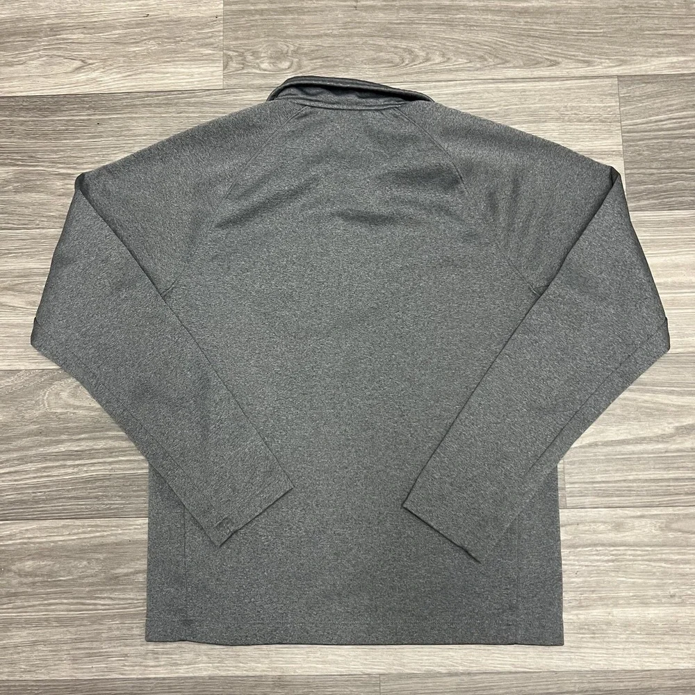 The North Face Canyonlands Jacket Mens Medium Gray 1/4 Zip Hiking Outdoor‎